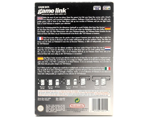 Game Boy Game Link - Komplet I Æske - Gameboy Original Tilbehør (B Grade) (Genbrug)